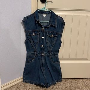 Le Lis Denim Romper